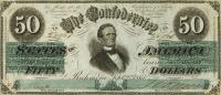 Gallery image for Confederate States of America p37: 50 Dollars